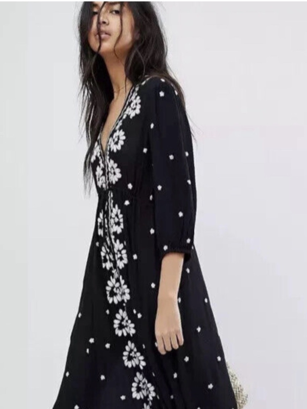 Free people embroidered dress
